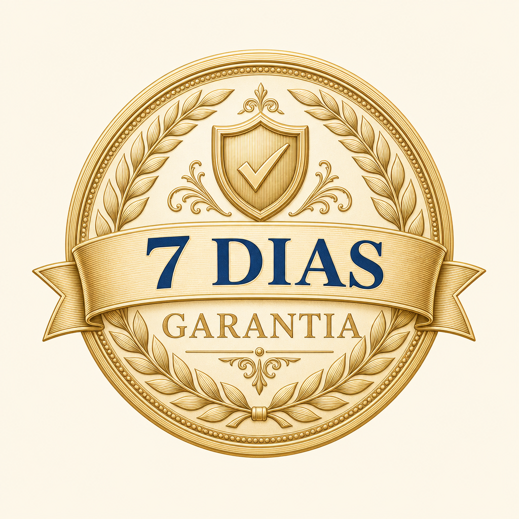 Selo de garantia incondicional de 7 dias